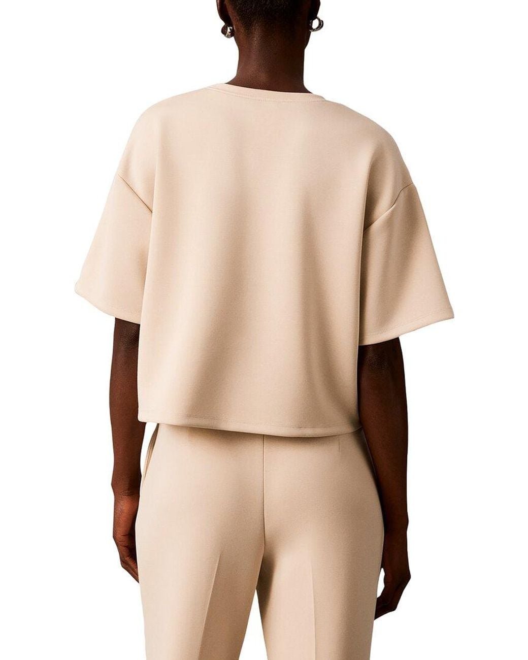 Calvin Klein Natural Soft Scuba Boxy T-Shirt