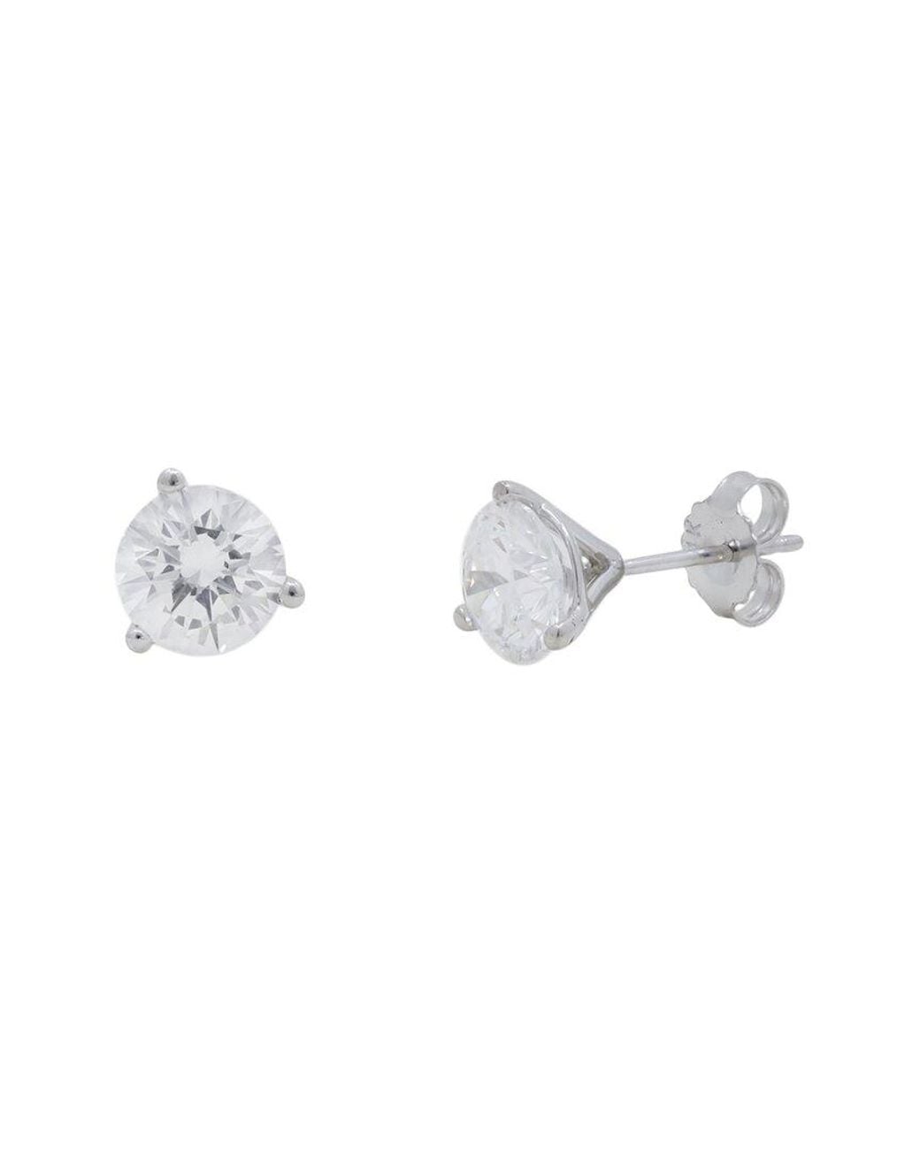 Diana M Metallic Diana M. Fine Jewelry 14k 2.40 Ct. Tw. Lab Grown Diamond Studs