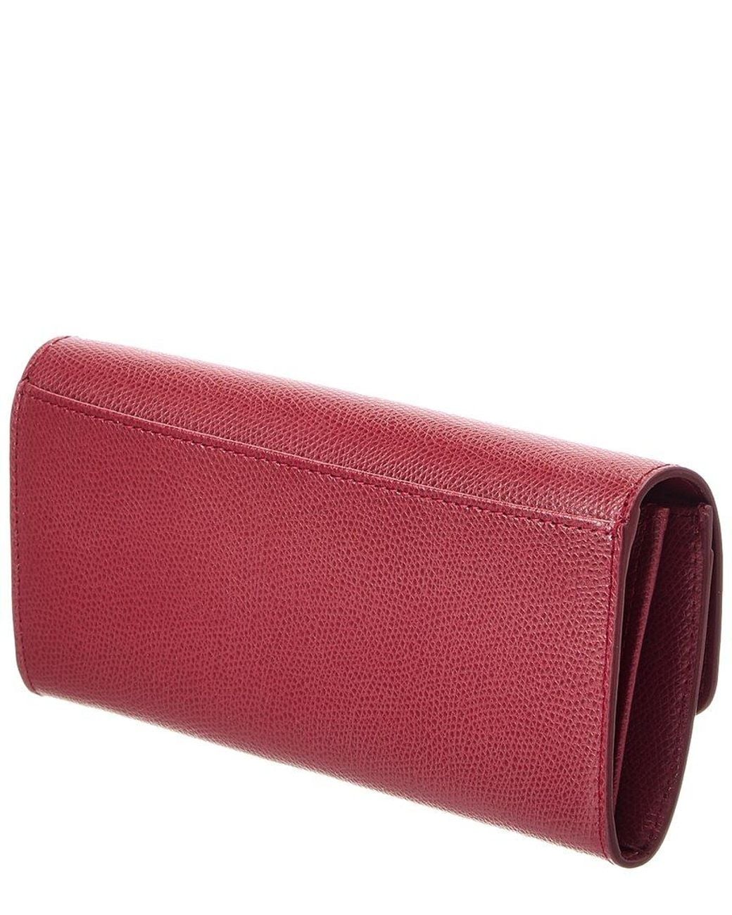 Furla Purple Iride Leather Continental Wallet