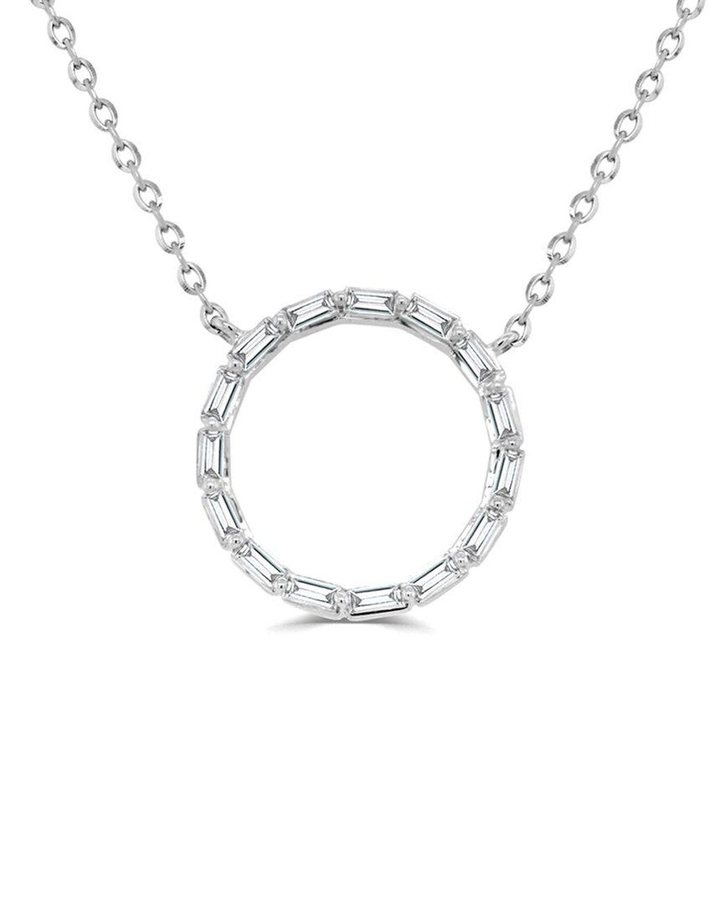Sabrina Designs Metallic 14K 0.18 Ct. Tw. Diamond Circle Necklace