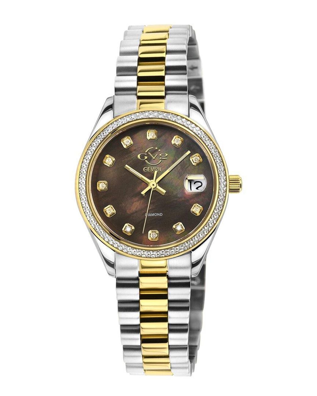 Gv2 Metallic Turin Diamond Watch
