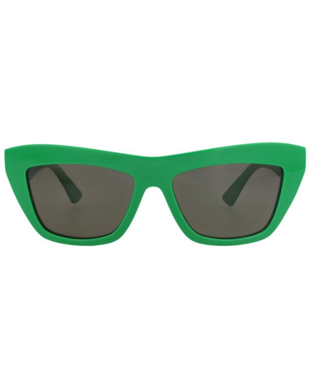 Bottega Veneta Green Bv1121S 55Mm Sunglasses