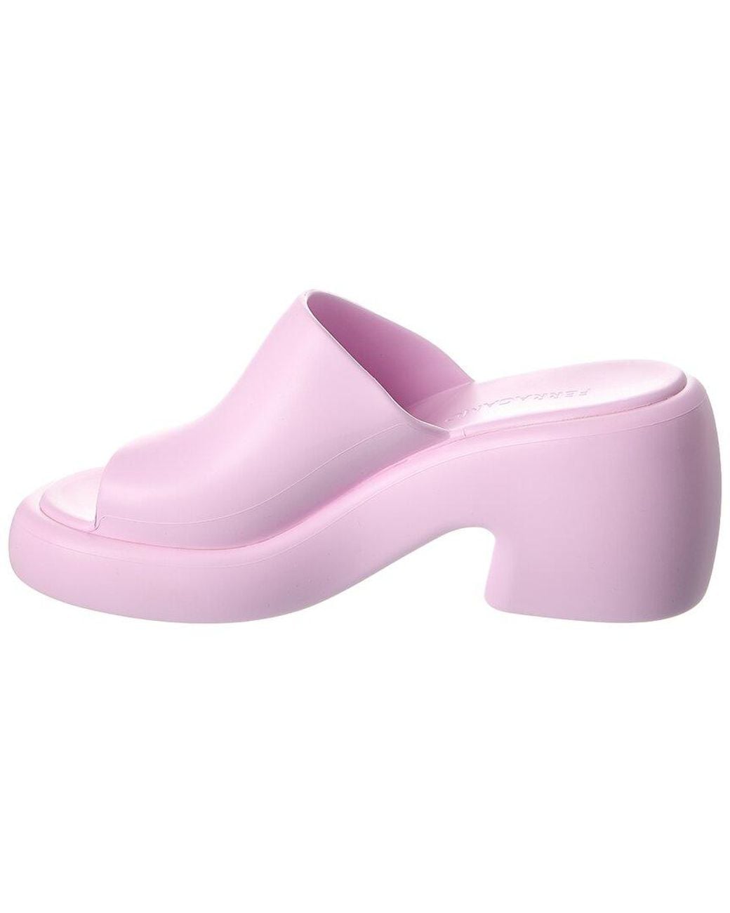 Ferragamo Pink Deva Sandal