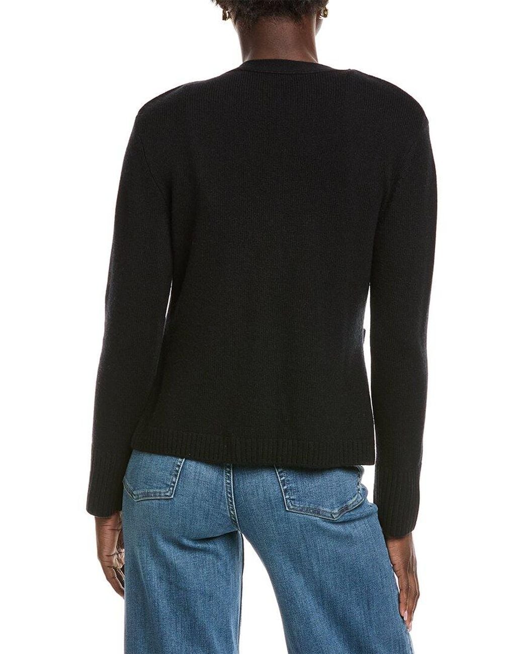 Kier + J Black Kier + J Scarlet Wool & Cashmere-Blend Cardigan