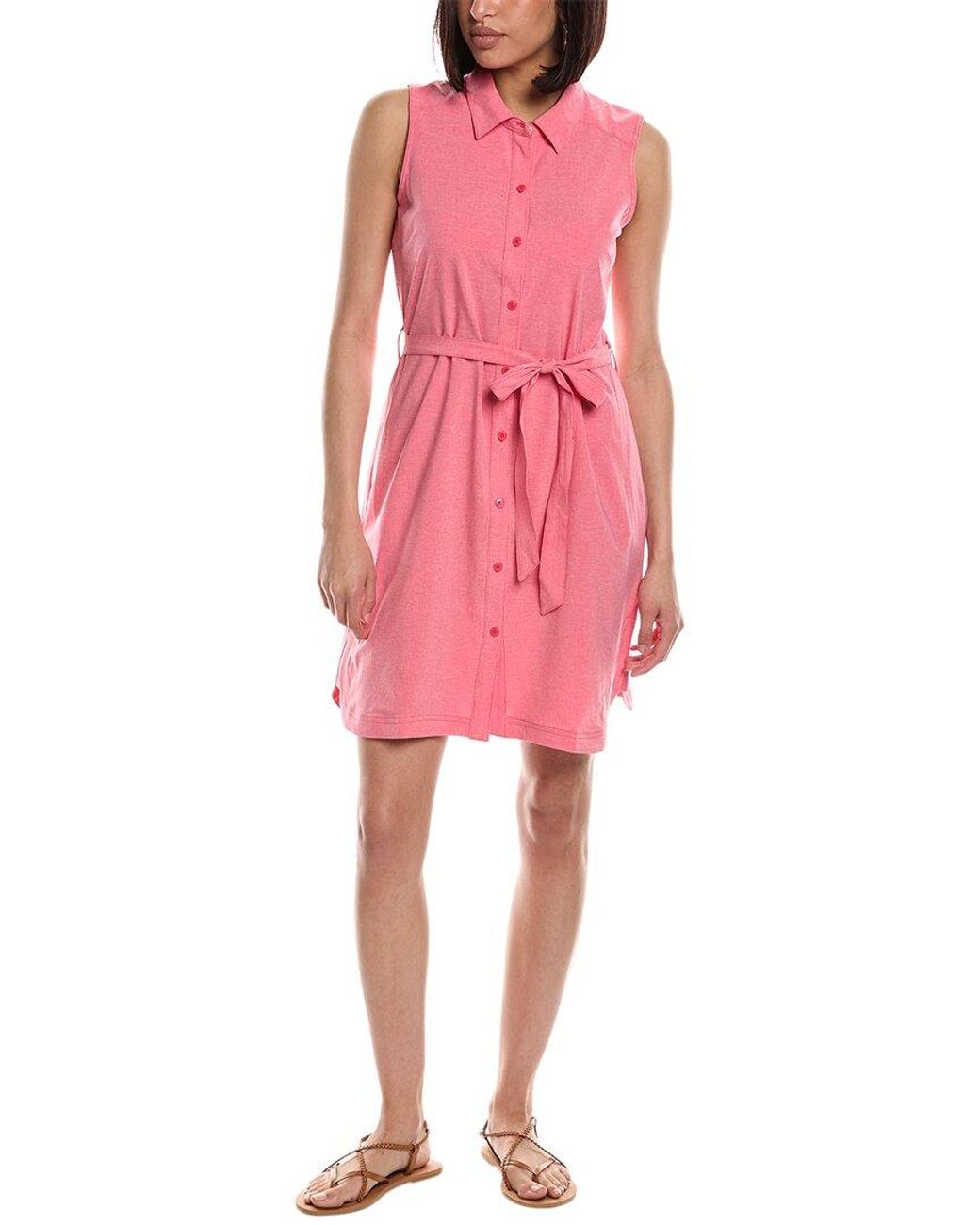Tommy Bahama Pink Alicia Chambray Shirtdress