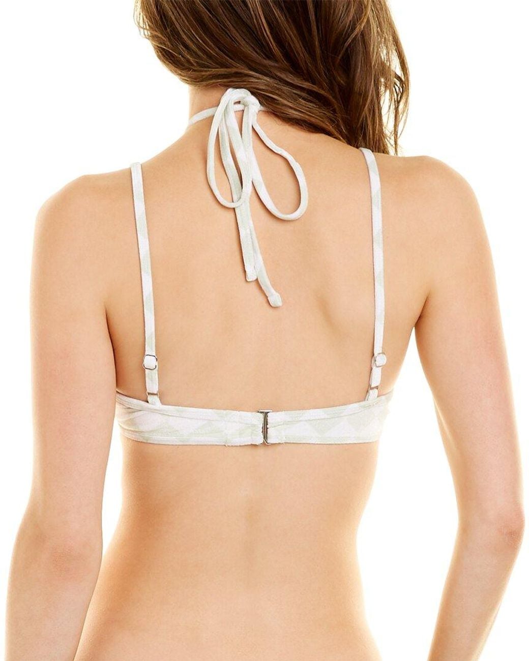 Frankie's Bikinis Natural Bikinis Jocelyn Velvet Bikini Top