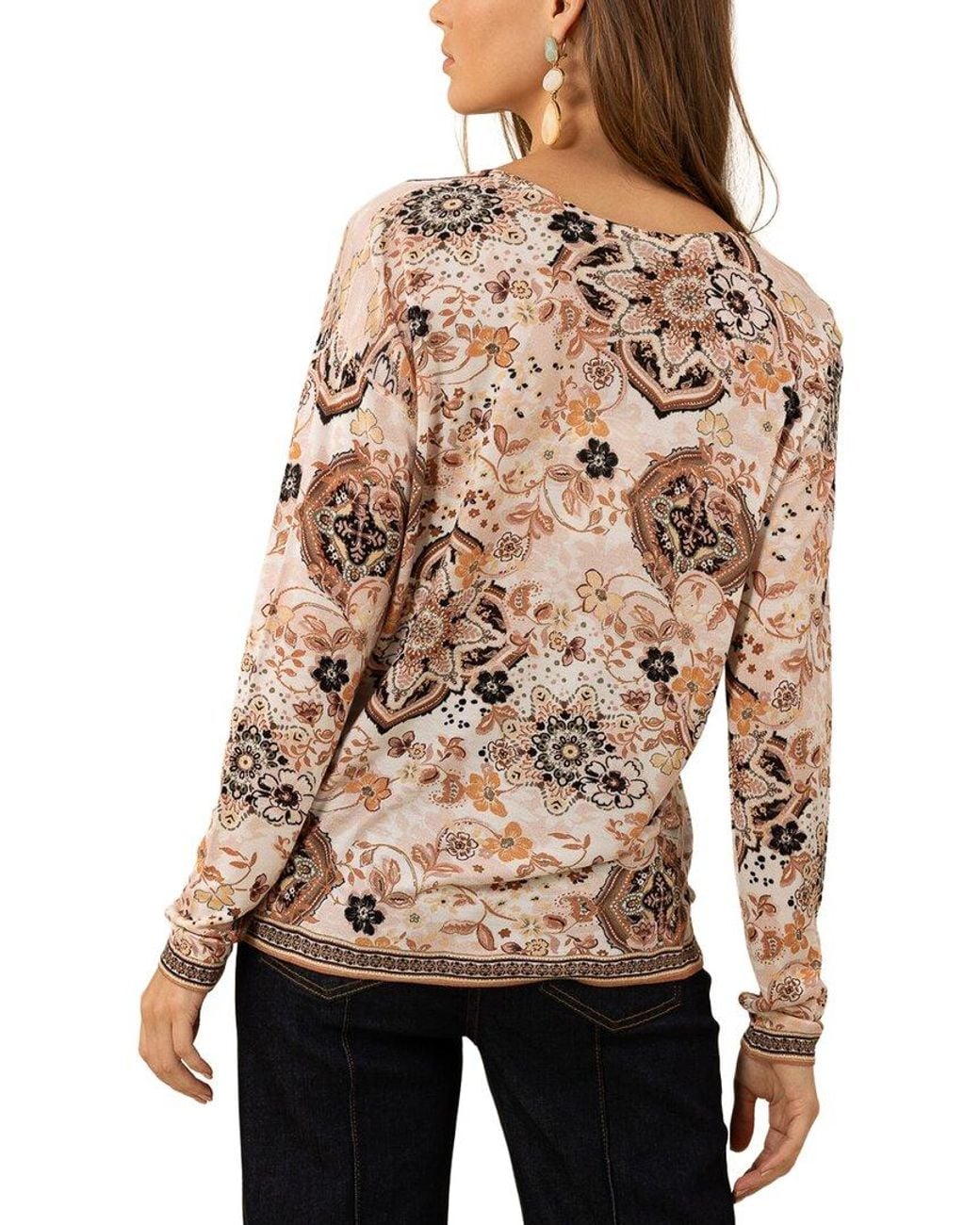 Hale Bob Natural Knit Top