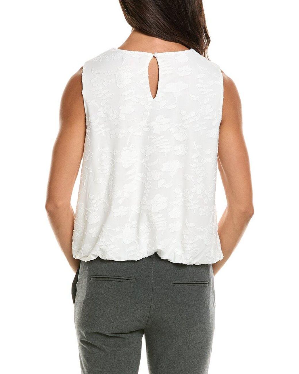 Vince Camuto White Sleeveless Top