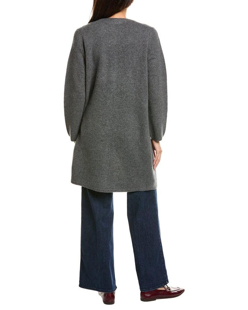 Vince Multicolor Easy Wool-Blend Car Coat