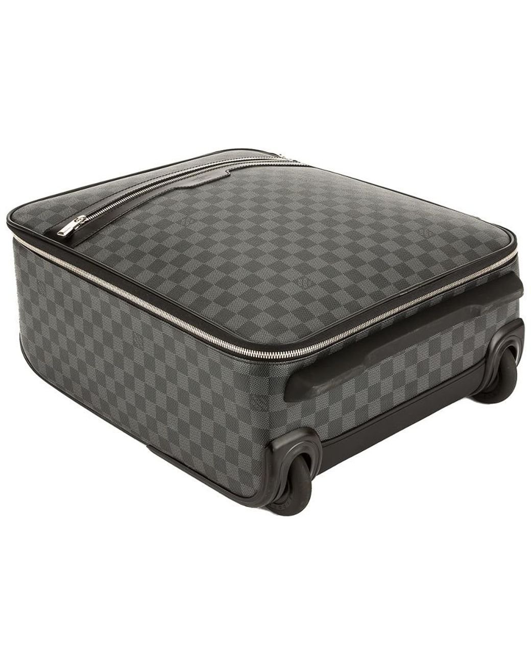 Louis Vuitton Damier Graphite Canvas Pegase 45 Rolling Suitcase in Grey for  Men