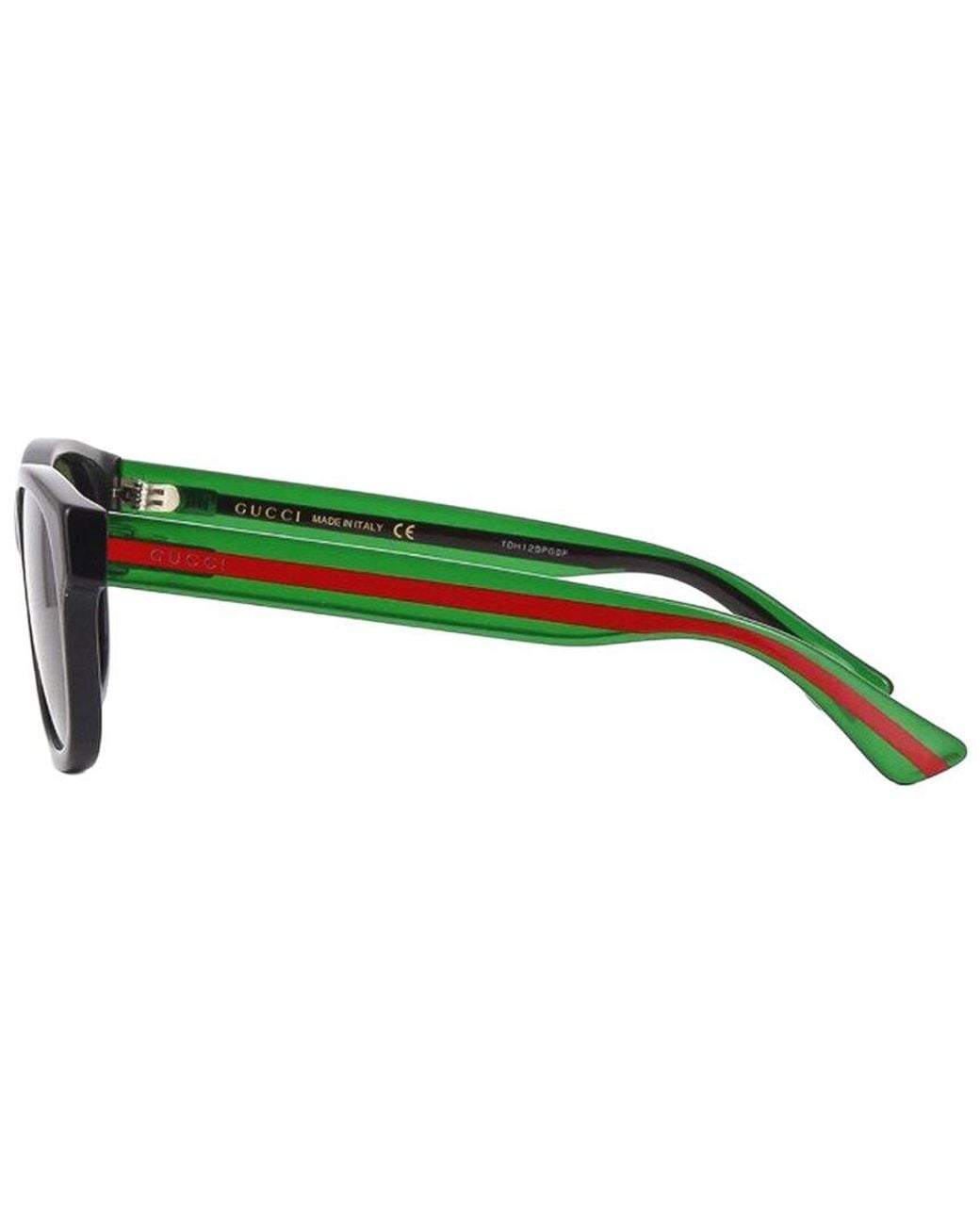 Gucci Green 52Mm Sunglasses for men