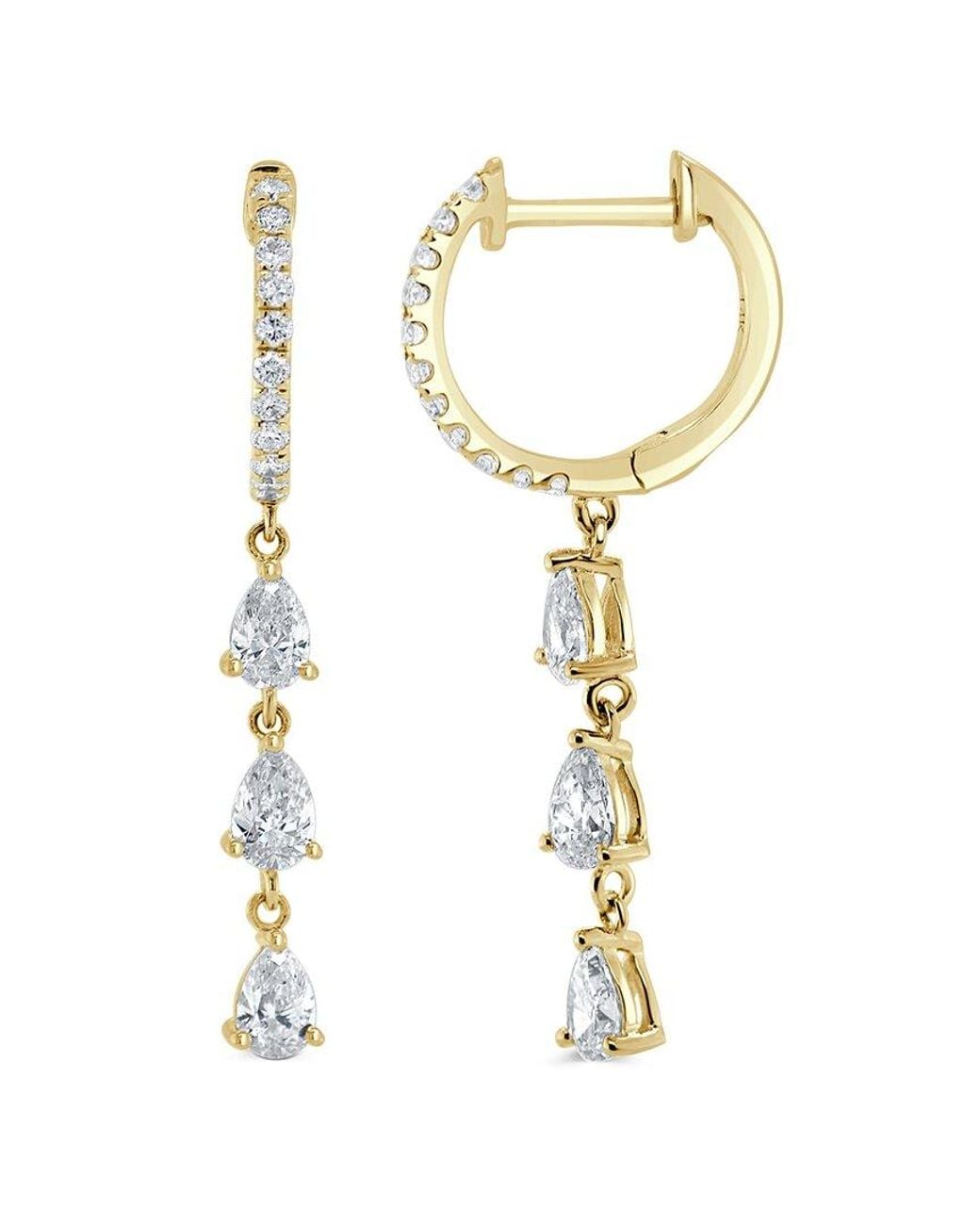 Sabrina Designs White 14K 0.98 Ct. Tw. Diamond Earrings