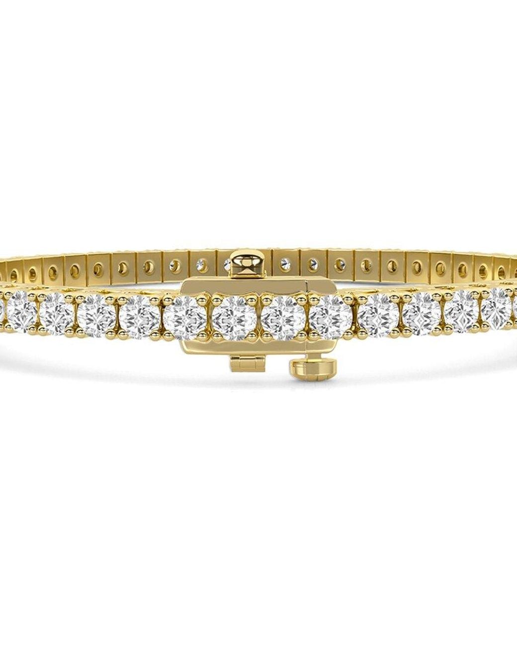 Lab Grown Diamonds White 14K Over 1.00 Ct. Tw. Lab Grown Diamond Tennis Brace