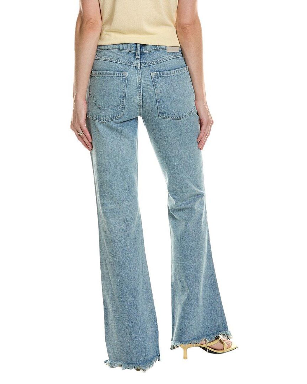 Free People Blue West Coast Relaxed Jean