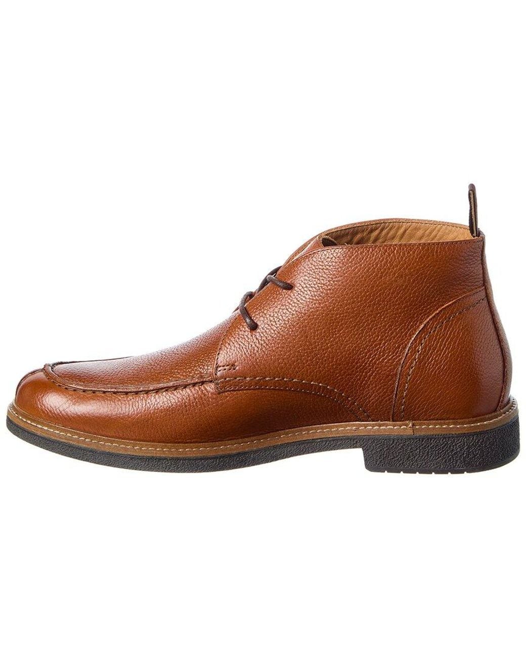 Donald J Pliner Brown Kingston Tumbled Leather Boot for men