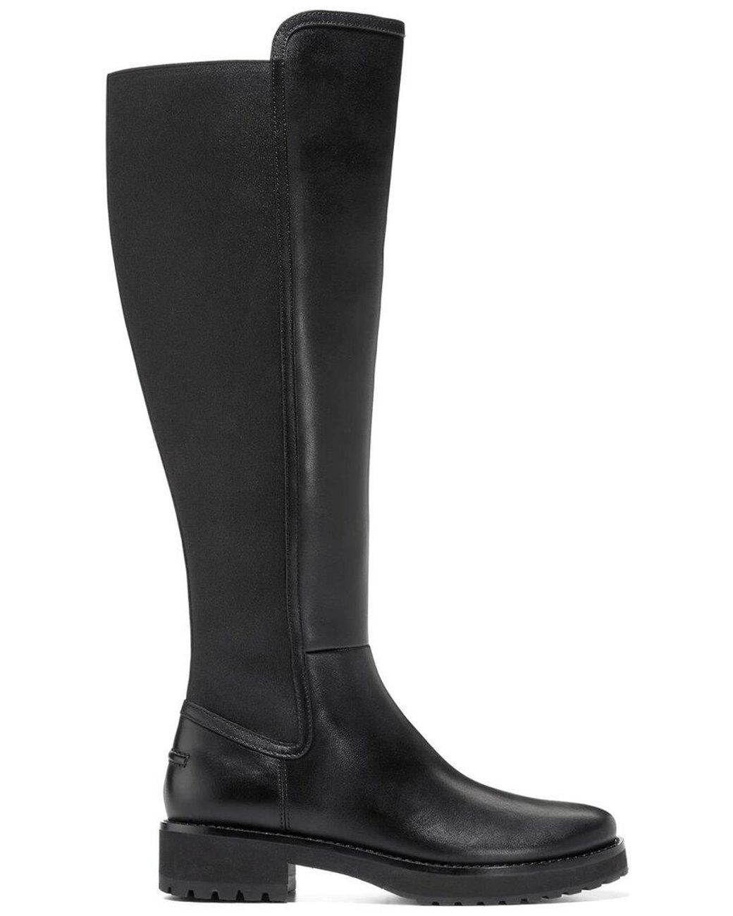 Cole Haan Black Lyndon Waterproof Leather Boot
