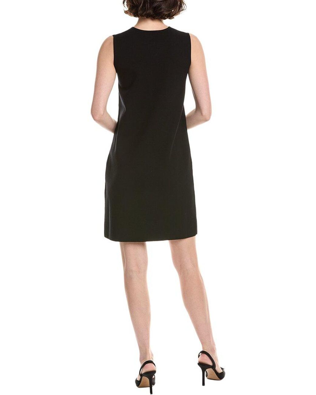 Max Mara Black Studio Parata Shift Dress
