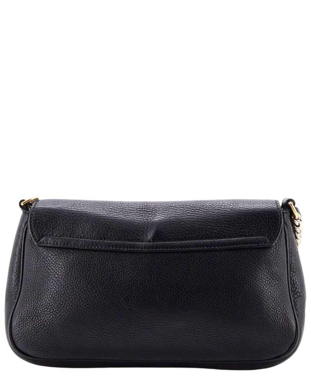 Gucci Black Sheep Leather Soho Chain Crossbody Medium (Authentic Pre-Loved)