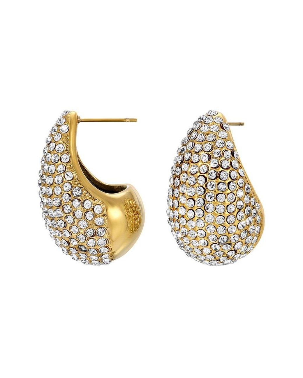 Eye Candy LA Metallic Cz Drop Earring
