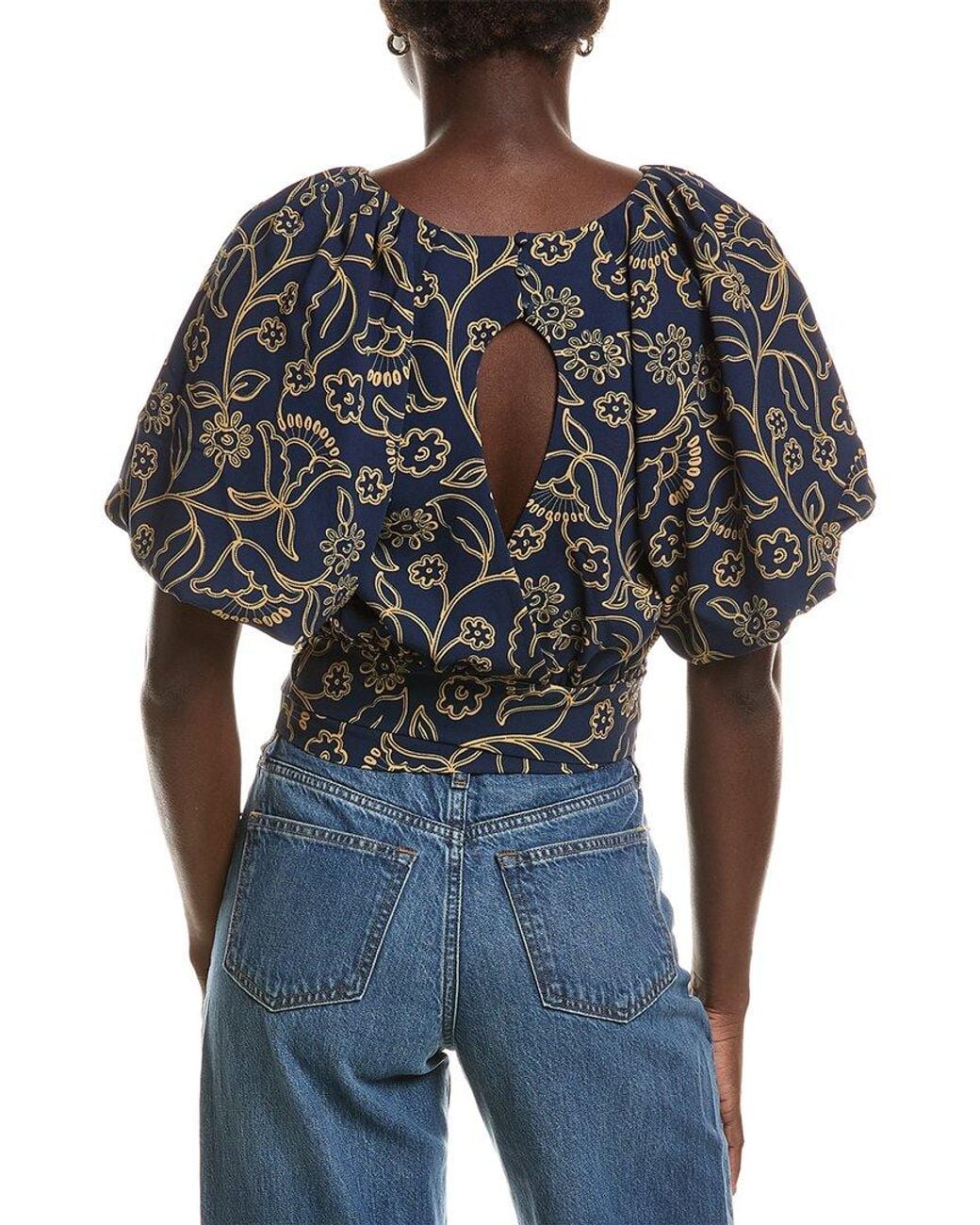 tyler boe Black Hannah Print Knit Top