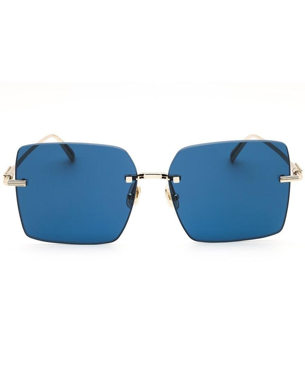 Ferragamo Blue 60Mm Sunglasses