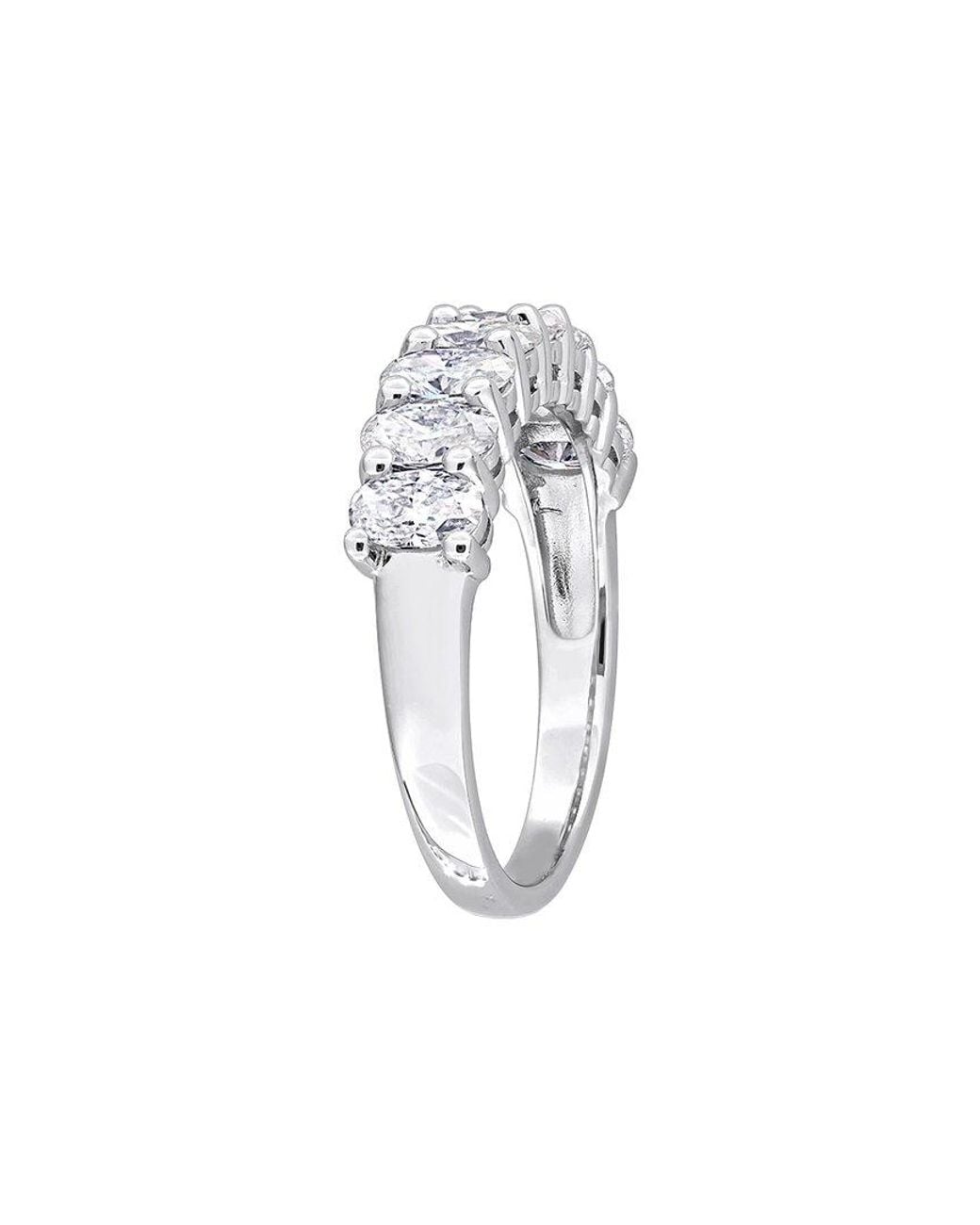 Rina Limor White 1.60 Ct. Tw. Created Moissanite Anniversary Band Ring