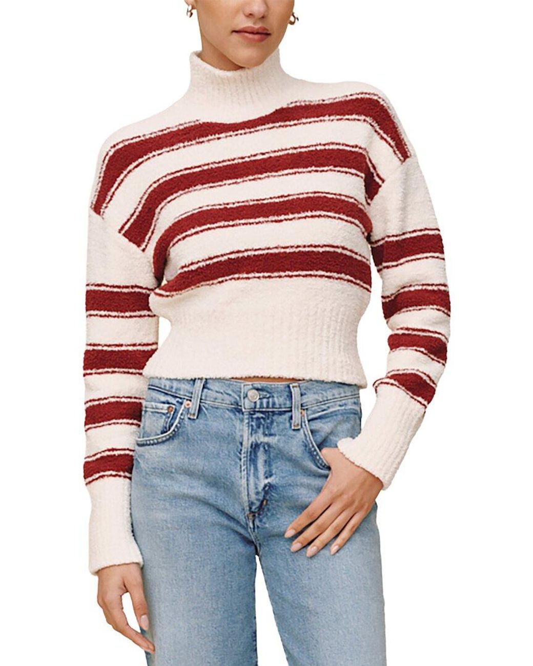 Bella Dahl Red Fitted Waist Sweater