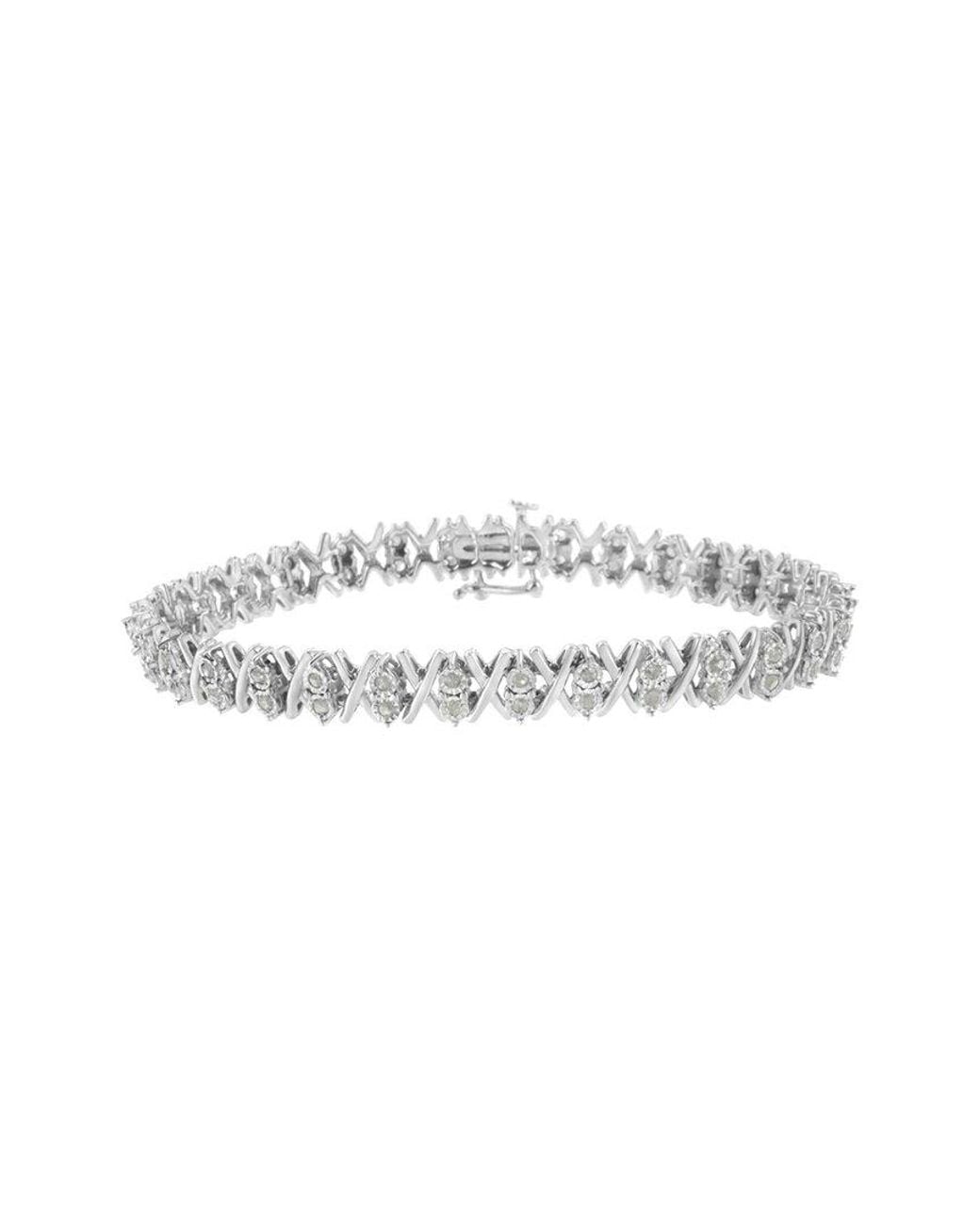 Haus of Brilliance White 1.07 Ct. Tw. Diamond Link Bracelet