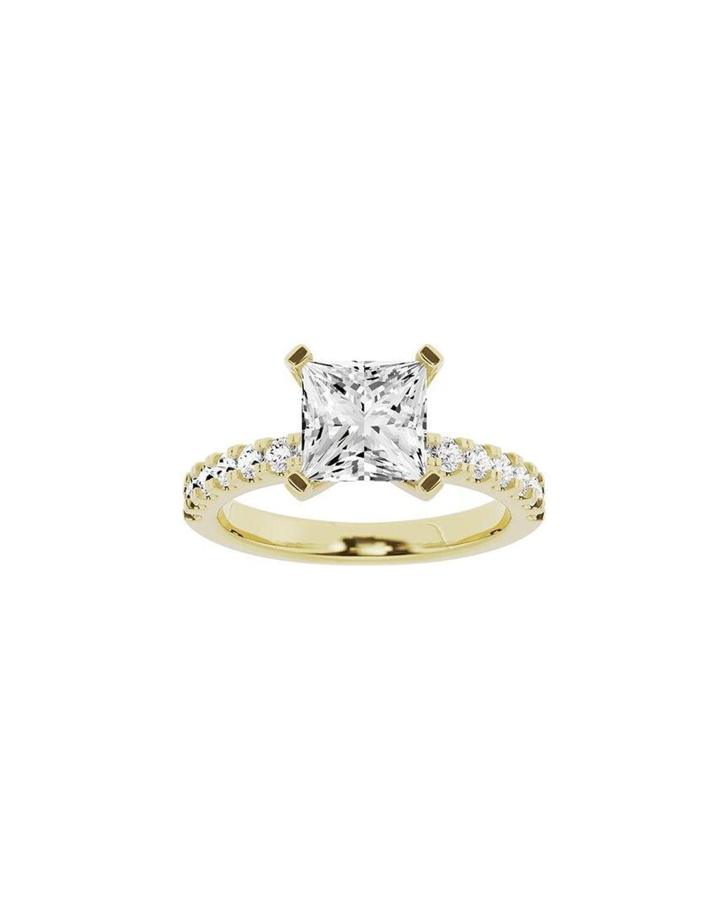 Lab Grown Diamonds White 14K 3.00 Ct. Tw. Lab-Grown Diamond Ring