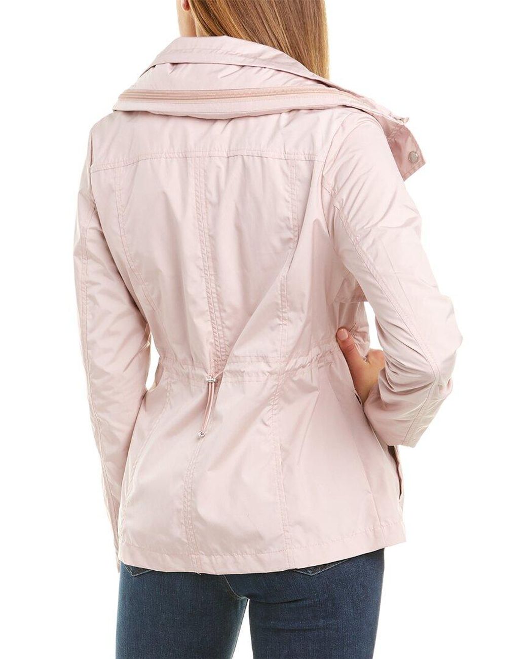 Cole Haan Signature Packable Short Raincoat in Natural Lyst