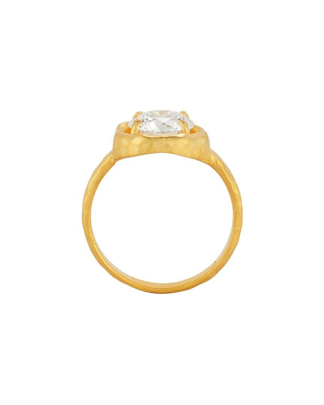Reiss Metallic 14K 2.02 Ct. Tw. Lab-Grown Diamond Cocktail Ring