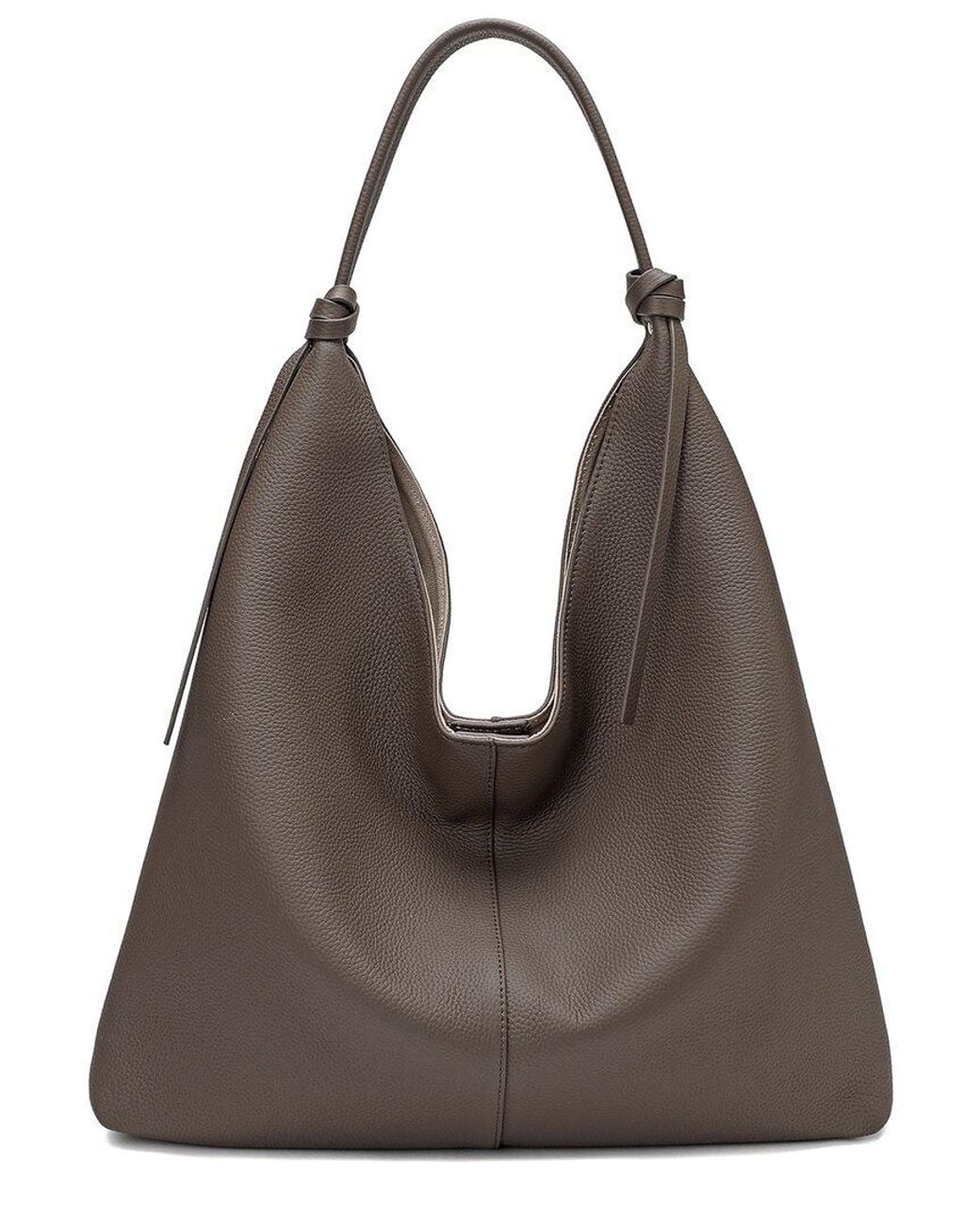 Tiffany & Fred Paris Brown Full-grain Leather Tote