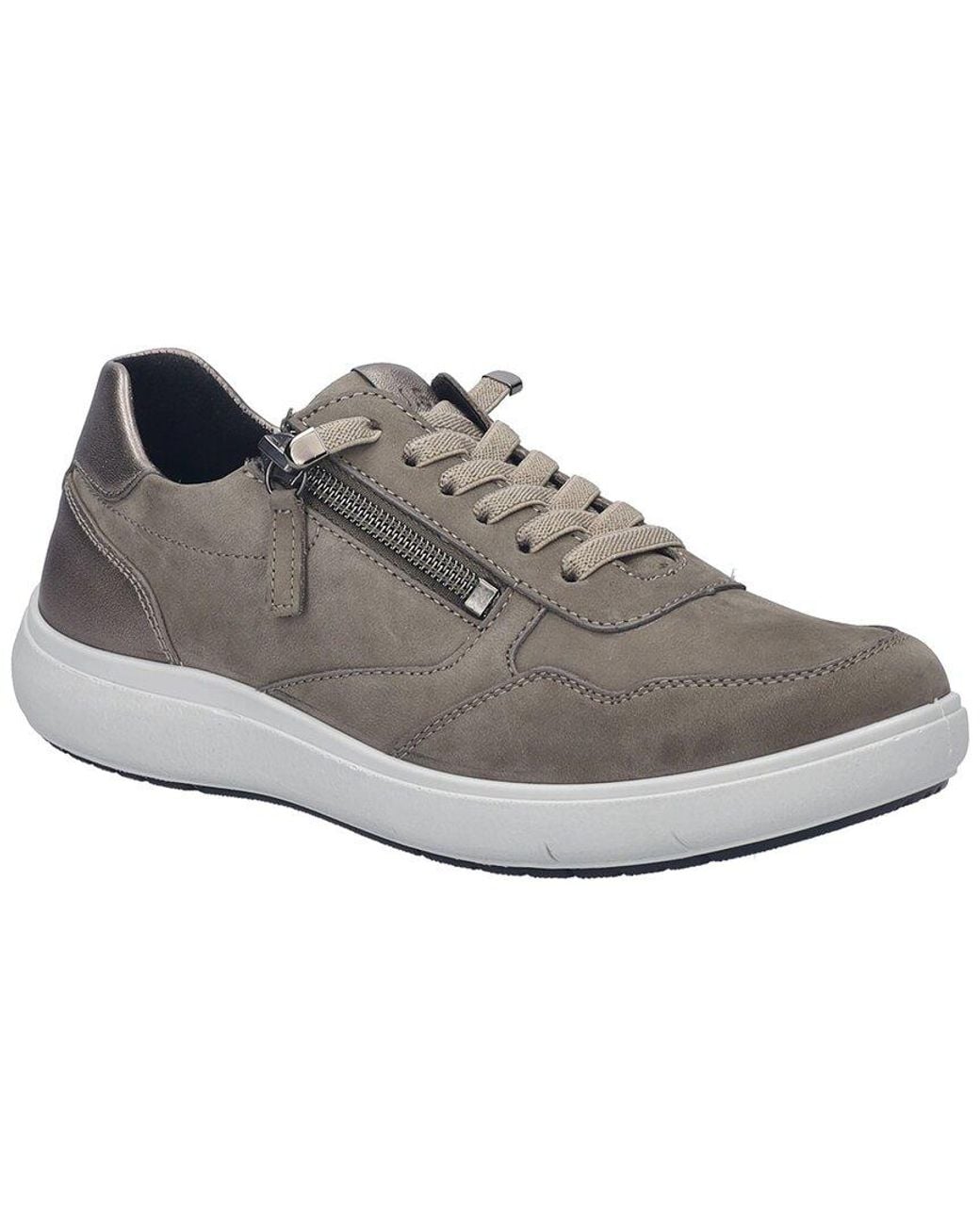 Josef Seibel Gray Megan 09 Leather Sneaker