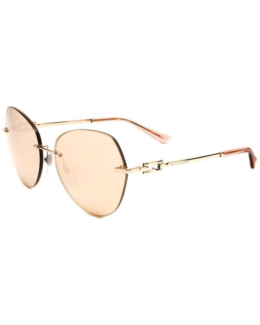 BVLGARI White Bv6183 60Mm Sunglasses for men