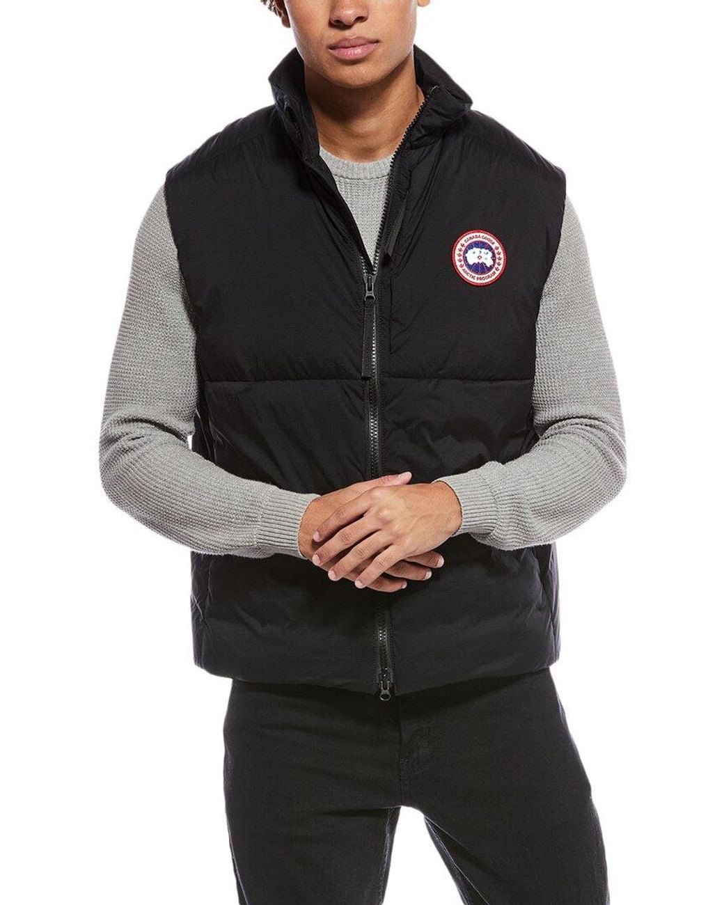 Canada Goose Black Lodge Down Vest for men
