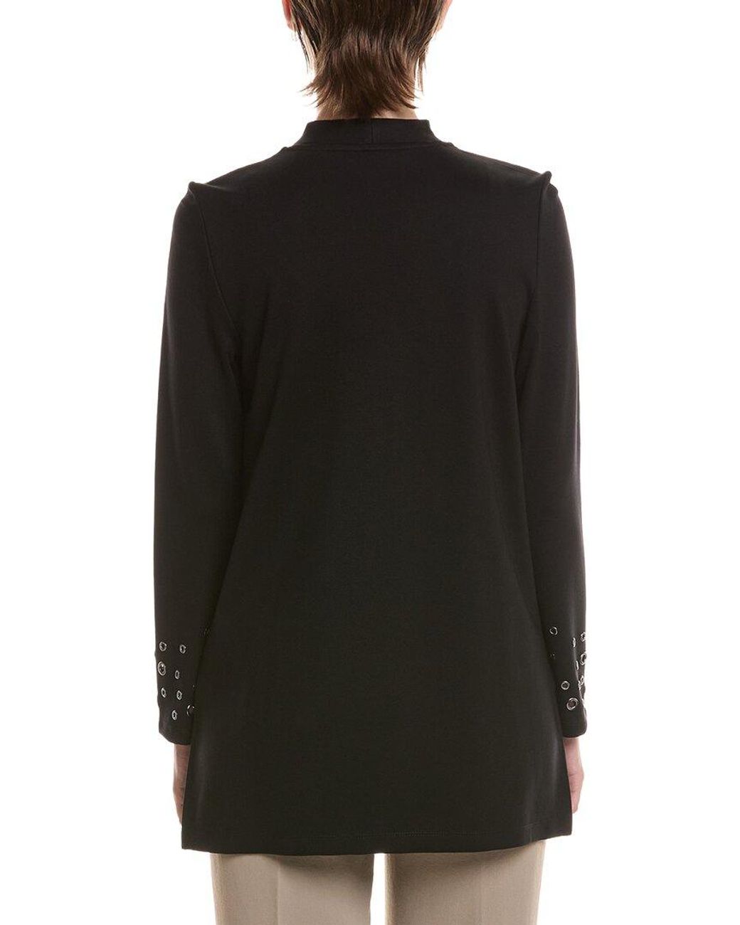Anne Klein Black Open Cardigan