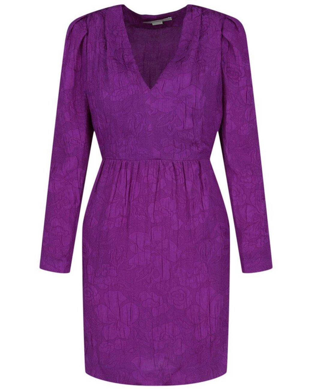 Stella McCartney Purple Jaycee Silk Dress
