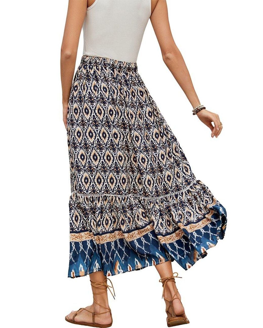 ENJOY PETRA Blue Skirt