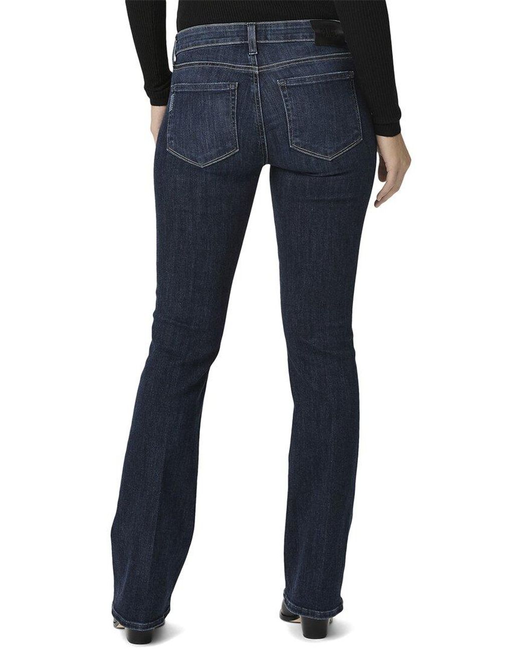 PAIGE Blue Manhattan Bootcut Shipwreck Jean