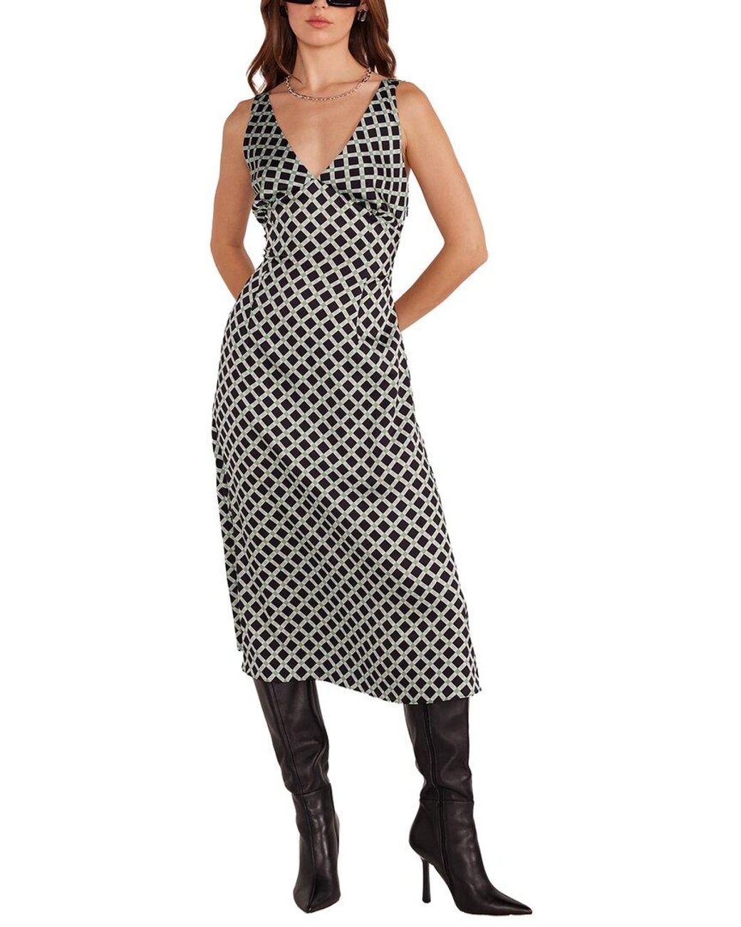 MINKPINK Multicolor Nova Bias Slip Midi Dress