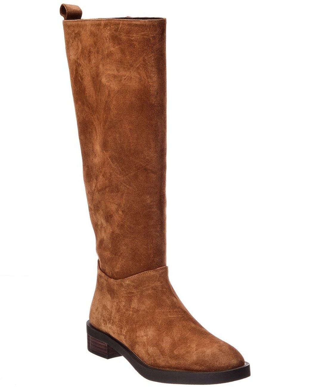 Stuart Weitzman Brown Cazzie Suede Knee-High Boot