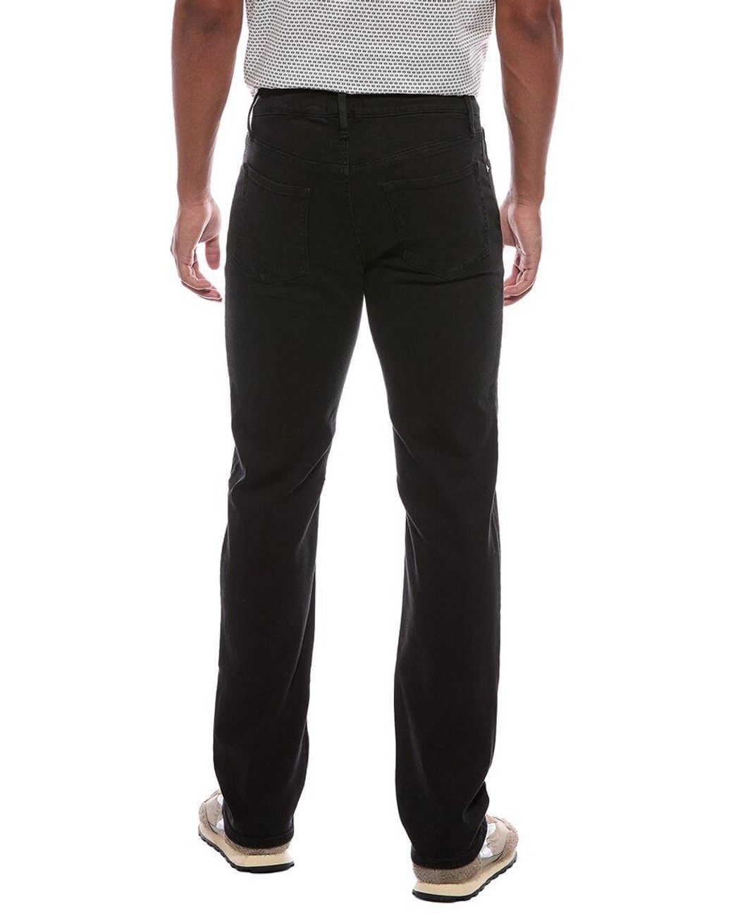 FRAME Black Frame Jetset Modern Straight Jean for men