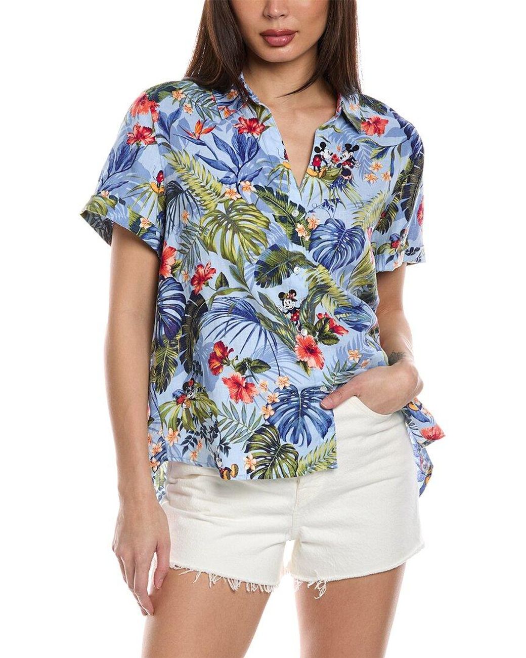 Tommy Bahama X Disney Jungle Jubilee Linen Shirt in Blue Lyst Canada