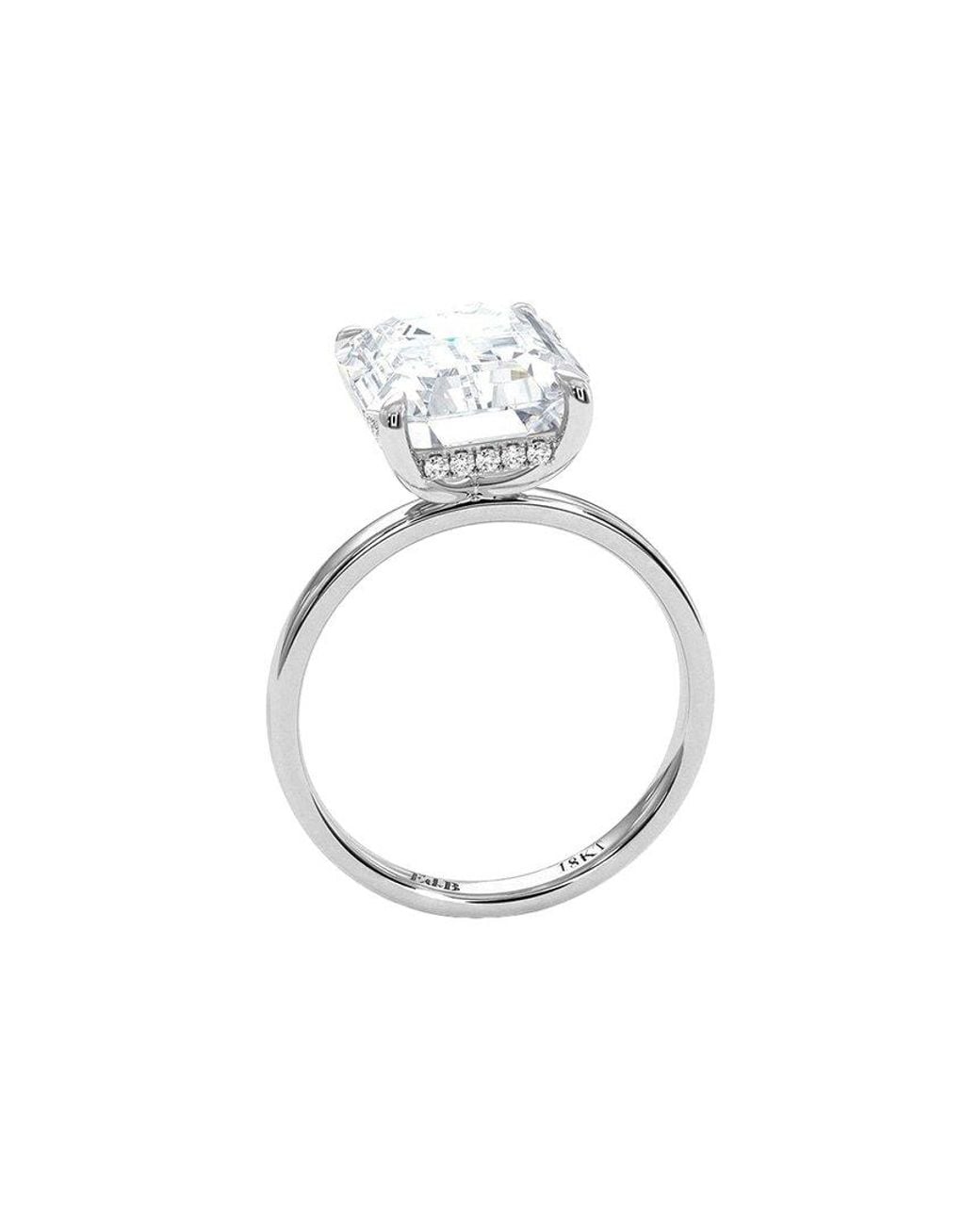 Lab Grown Diamonds White 14K 8.20 Ct. Tw. Lab-Grown Diamond Ring