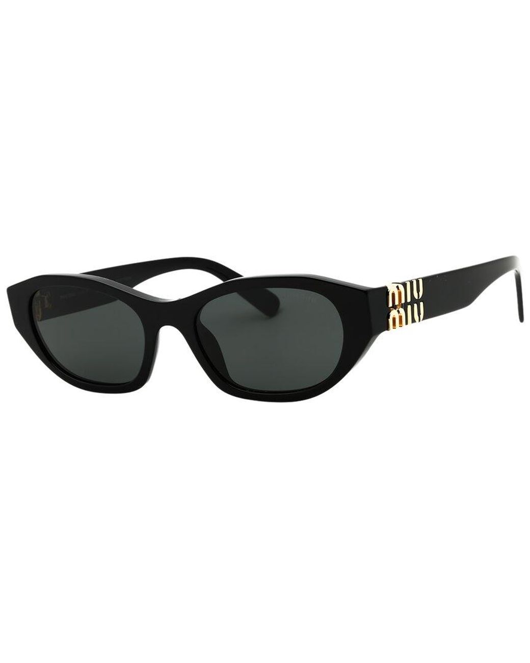 Miu Miu Black 0Mu A03S 53Mm Sunglasses