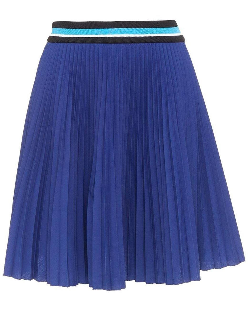 Prada Blue 2014 Accordion Pleated Skirt, Size It (Authentic Pre-Loved)