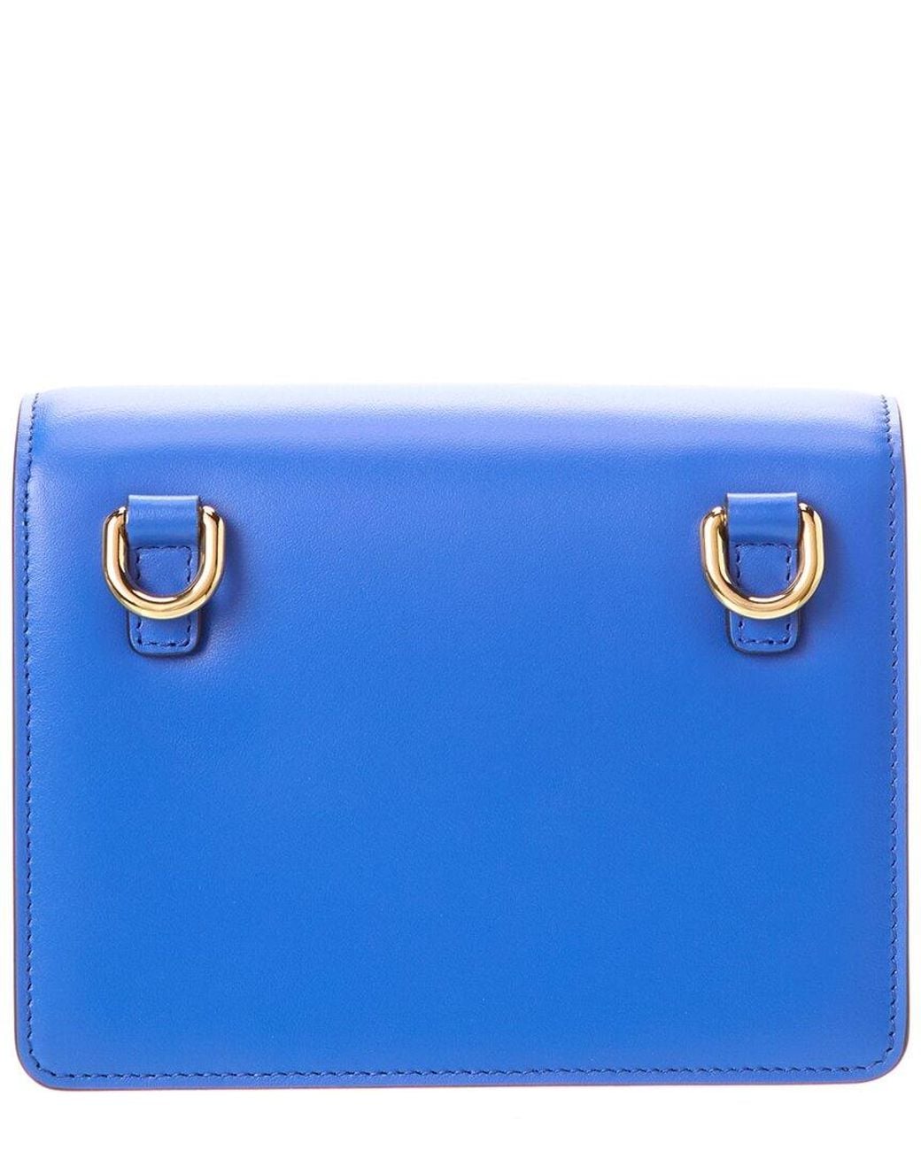 Dolce & Gabbana Blue 3.5 Leather Crossbody