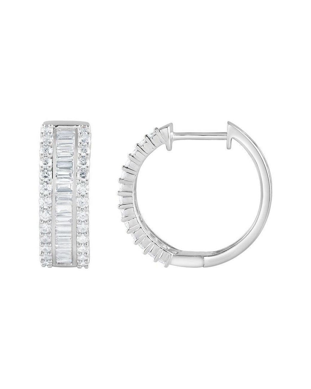 Lab Grown Diamonds White 1.25 Ct. Tw. Lab-Grown Diamond Hoop Earrings