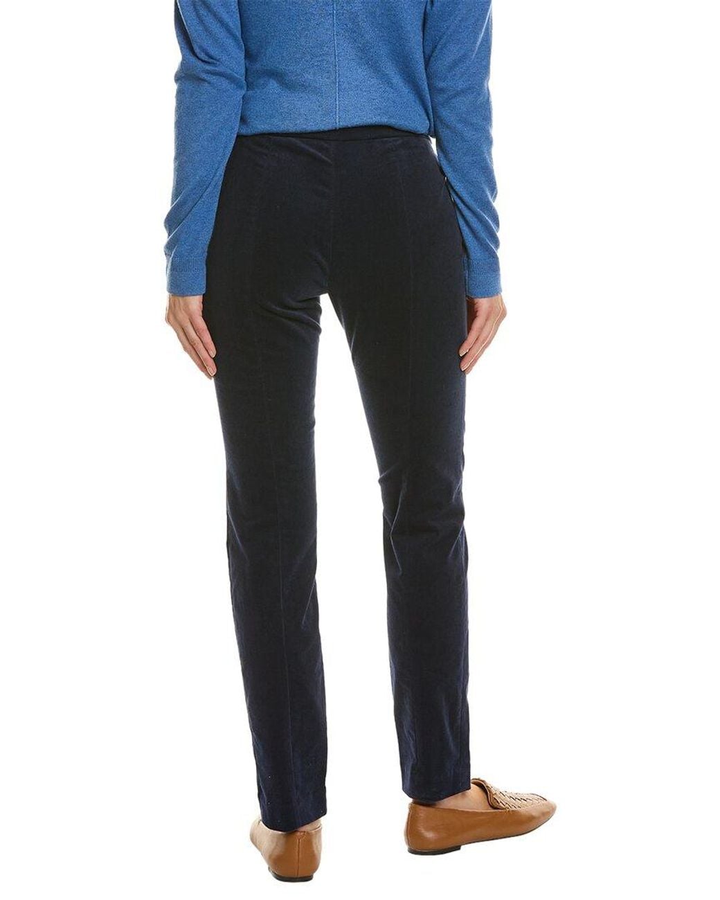 Pink Tartan Blue Corduroy Pant