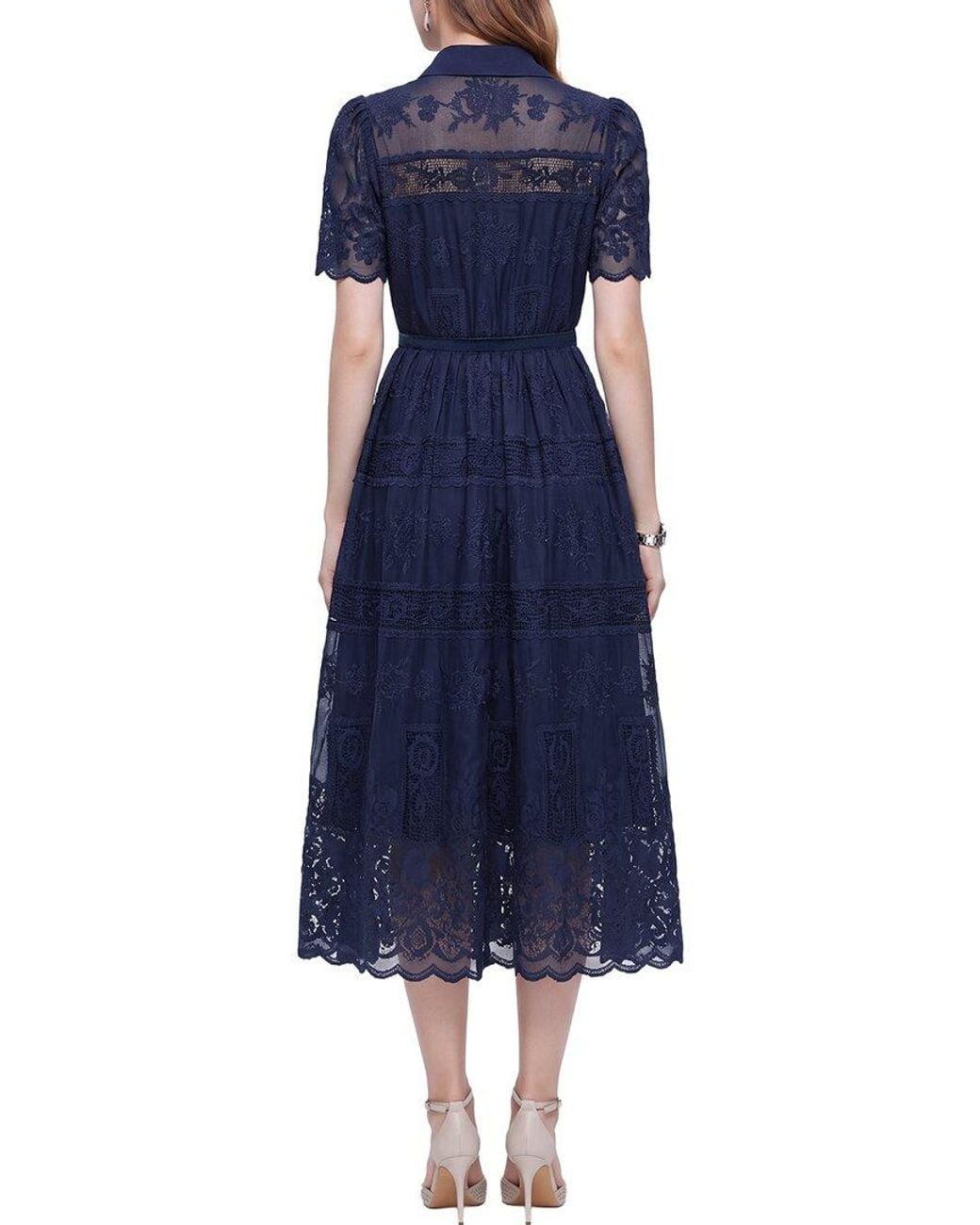 Kaimilan Blue Midi Dress